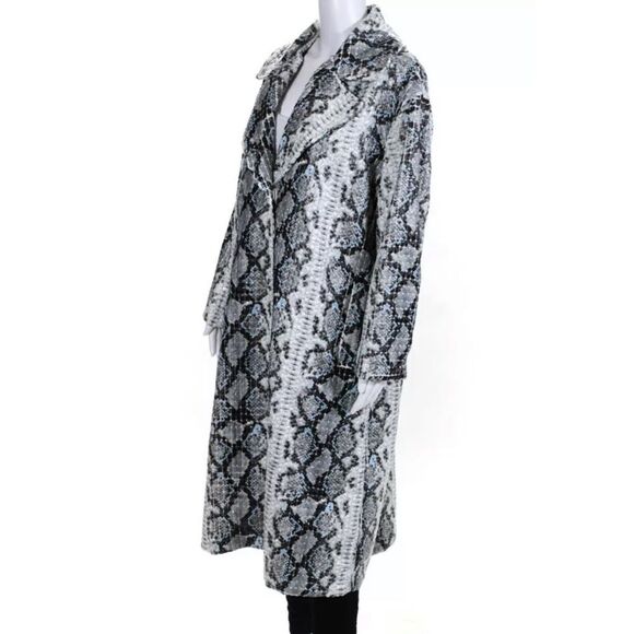STAND STUDIO Tasia Faux fur Python Print Coat FR36 - Picture 13 of 13